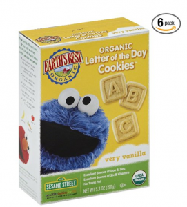 Earth’s Best Organic Letter of the Day Cookies Very Vanilla 6-Pack Just $1.83 Each!