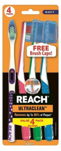 Reach Ultraclean 4-Count Toothbrushes Just $1.99!