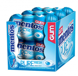 Mentos Gum, Pure Fresh Mint, 50-Count 6-Pack just $9.94 Shipped!