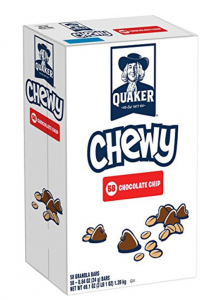 Prime Exclusive: Quaker Chewy Granola Bars Chocolate Chip 58-Count Just $9.12!