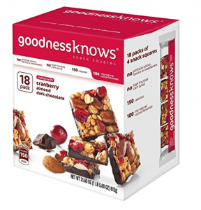 Goodness Knows Snack Squares 18-Count Just $14.44 Shipped!