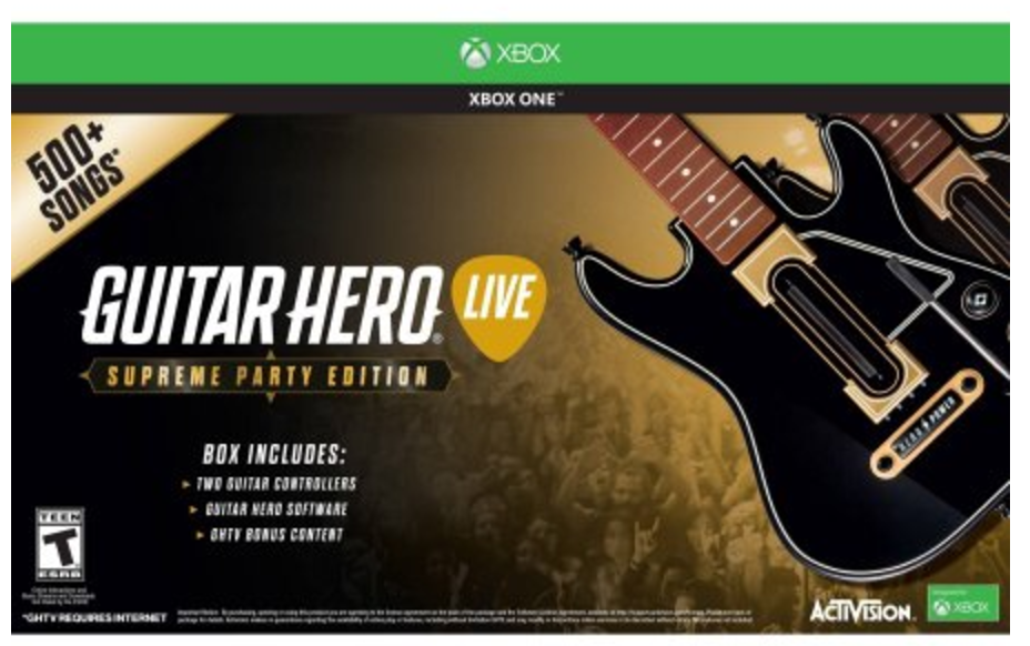 Guitar Hero Supreme Party Edition Bundle with 2 Guitar Controllers Just $49.00!