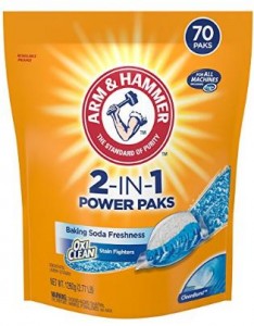 Arm & Hammer 2-IN-1 Laundry Detergent Power Paks, 70 Count – Only $7.67!