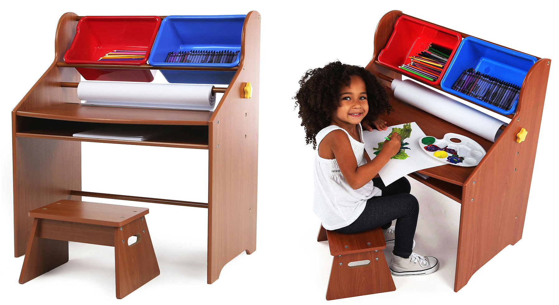Tot Tutors Focus Wood Art Activity Desk and Stool Only $39.99 SHIPPED!!