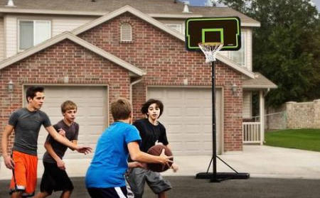 Lifetime 44″ Impact Portable Adjustable Height Basketball System Only $77.00!!