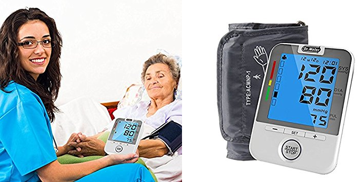 Dr. Meter Automatic Upper Arm Blood Pressure Monitor Only $18.99!