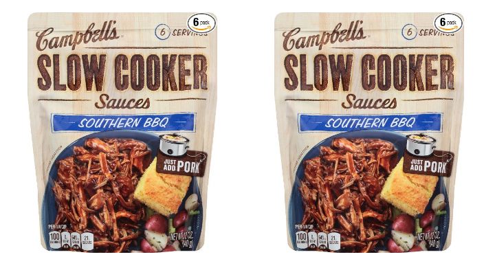 Campbell’s Slow Cooker Sauces, Southern BBQ (Pack of 6) Only $9.59 Shipped! Campbell’s Slow Cooker Sauces, Southern BBQ (Pack of 6) Only $9.59 Shipped!