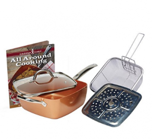 Copper Chef 4 pc system, 6 in 1 pan $72!
