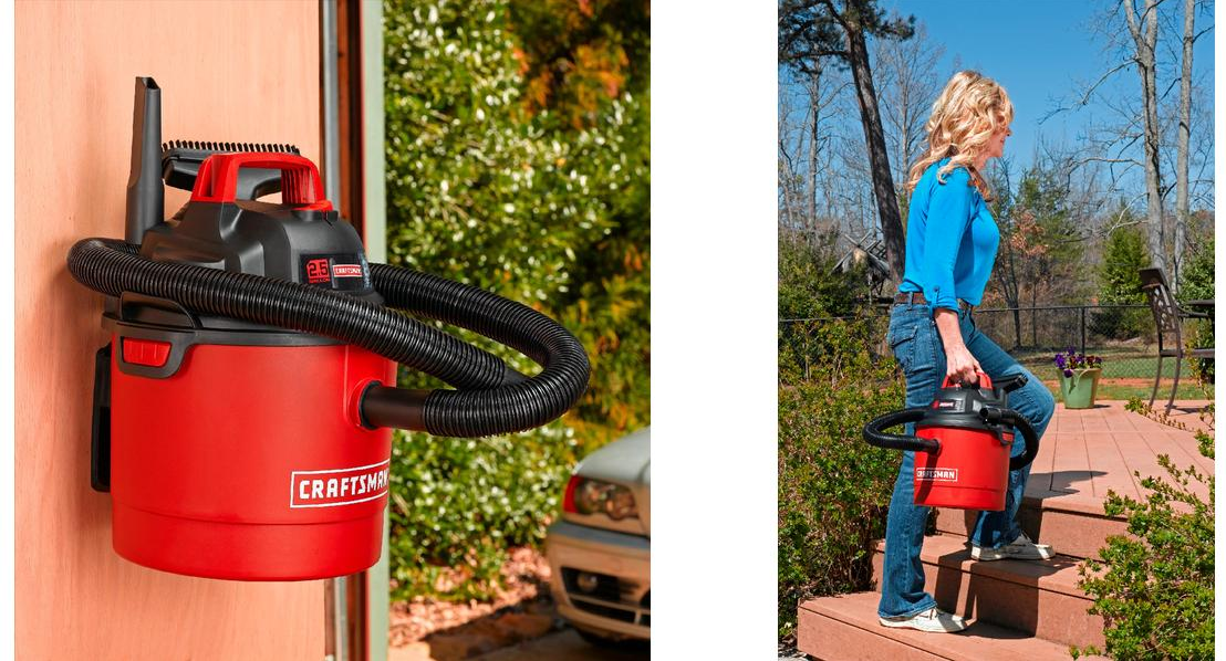 Craftsman Portable Wall Mount 2.5 Gallon Wet/Dry Vac—$29.99 + $10.30 Back in SYWR Points!