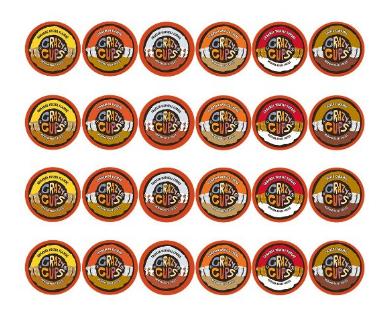 Crazy Cups Flavored Coffee, Single Serve Cups Variety Pack Sampler for the Keurig K Cup Brewer, 24 Count – Only $11.08!
