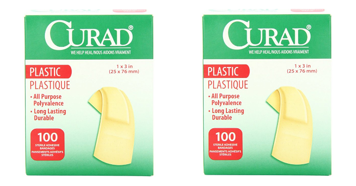 Curad Plastic Adhesive Bandages 100 ct. Only $1.98 Shipped!