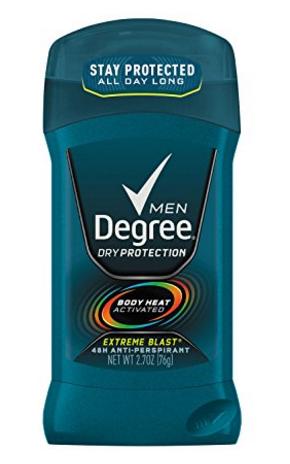 Degree Men Dry Protection Antiperspirant Deodorant, Extreme Blast 2.7 oz, (Pack of 6) – Only $7.56!