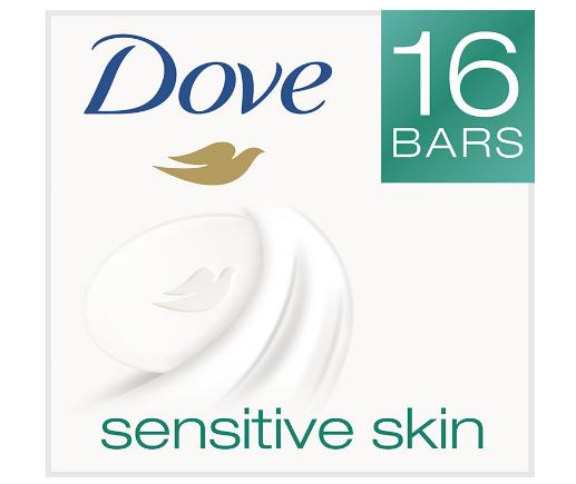 Amazon Family Members: Get THREE Sets of Dove Beauty Bar, Sensitive Skin 4 oz, (16 Bars) for Only $25.25!