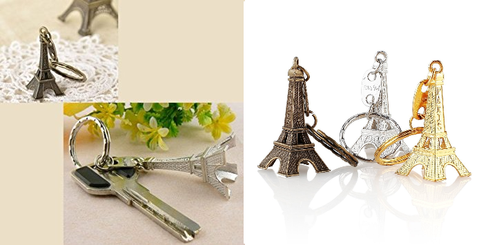 12 Eiffel Tower Keychains ONLY $3.41 SHIPPED!