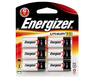 Energizer 123 Lithium Battery, 6-Count – Only $7.34!