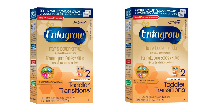 Enfagrow Toddler Transitions Infant and Toddler Formula 28 oz Only $13.49! (Reg. $24.99)