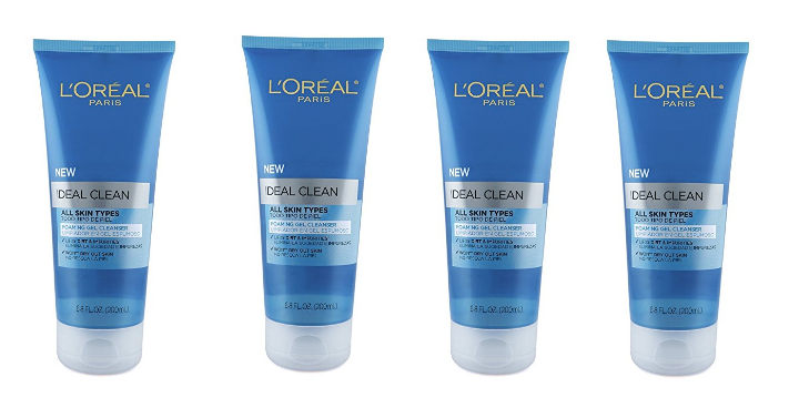 L’Oreal Paris Ideal Clean Foaming Gel Facial Cleanser Only $1.99! (Add On Item)