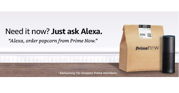 FREE $5.00 Promo Code With Purchase From Prime Now with Alexa!