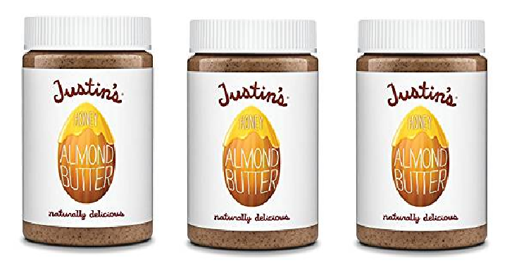 Amazon Prime Members: Justin’s Almond Butter (Honey) 16oz 6 Pack Only $28.00 Shipped!