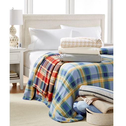 Highly Rated Martha Stewart Soft Fleece Blankets Only $14.99!