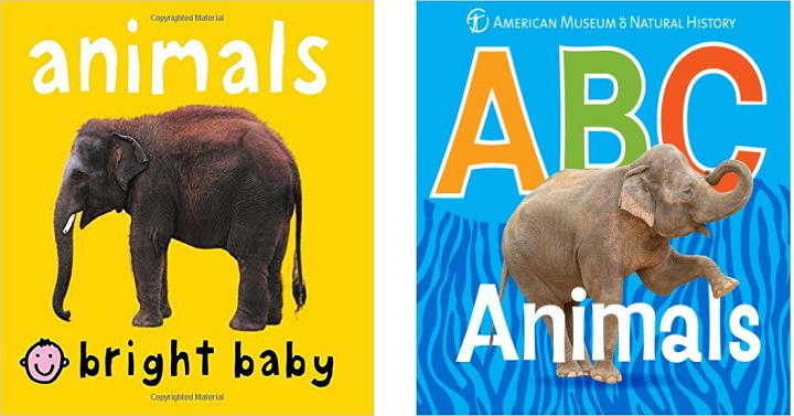 Bright Baby Animals Board Book Only $2.49 + ABC Animals Board Book Only $1.98!