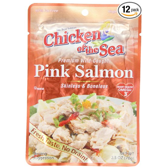 Chicken of he Sea Premium Skinless & Boneless Pink Salmon 12 Pack Only $8.37 Shipped!