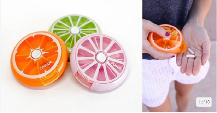 Fruity Pill Case Only $6.99! Great for Daily Vitamins or Medication!