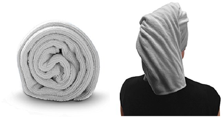 Microfiber Hair Towel By Luxe Beauty Essentials Only $11.97!