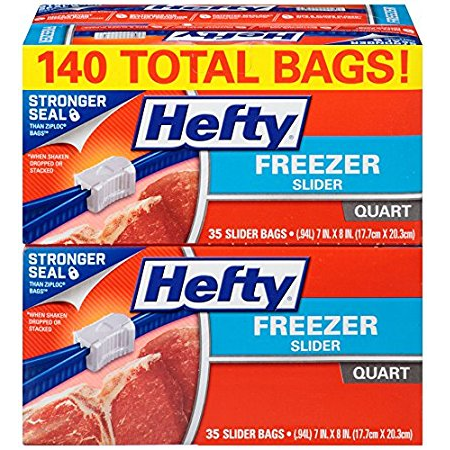 Hefty Slider Freezer Bags (140 Count) Only $10.53 Shipped!