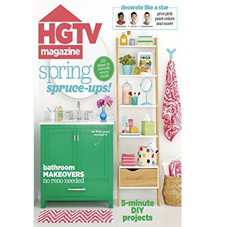 HGTV Magazine 1 Year Subscription Only $5.00!