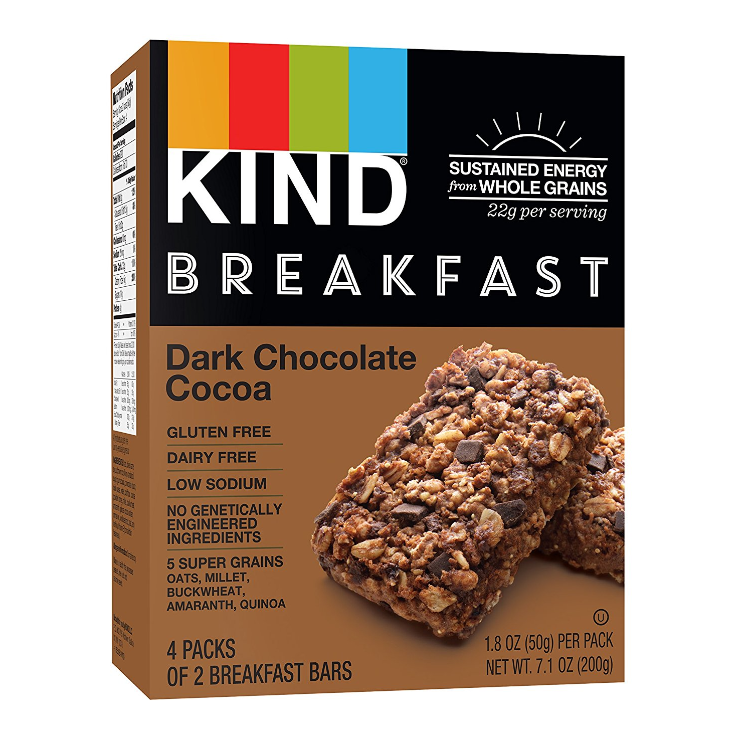KIND Breakfast Bars, Dark Chocolate Cocoa 32 Count Only $15.42 Shipped!