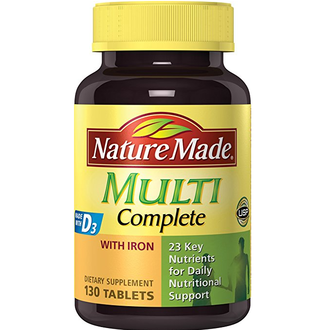 Nature Made Multi Complete with Iron 130 Tablets – Just $5.59 Shipped!