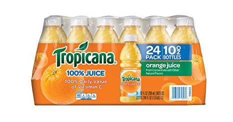 Tropicana Orange Juice, 10 Ounce (Pack of 24) for only $11.39 Shipped!