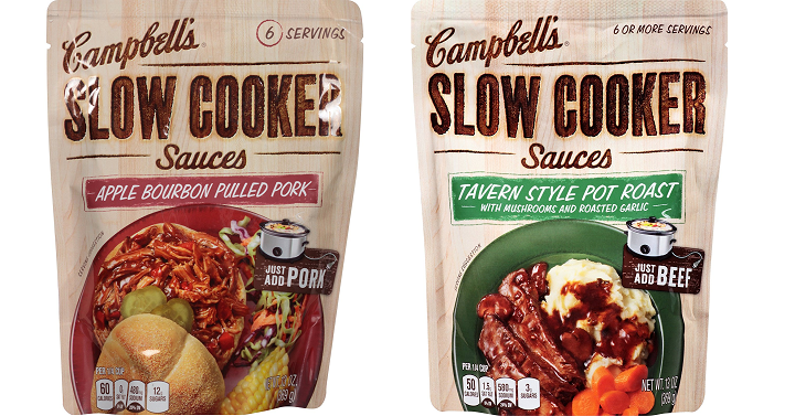 Save 25% Off Campbell’s Slow Cooker/Oven/Skillet Sauces + Subscribe and Save For More Savings!