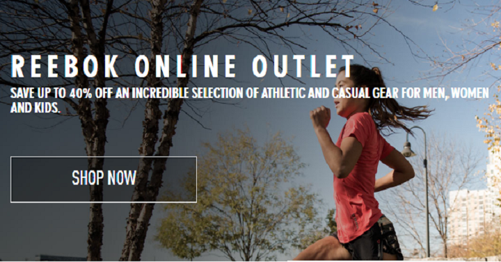 Reebok Outlet: Extra 40% Off + FREE Shipping! Save on Shoes, Apparel & More!