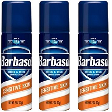 Barbasol Shave Cream Sensitive Skin Travel Size 24 Pack Only $6.75! (Add-On Item)