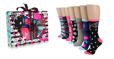 Betsey Johnson Women’s 7 Pack Fashion Bow Crew Gift Box Only $7.20 on Amazon!