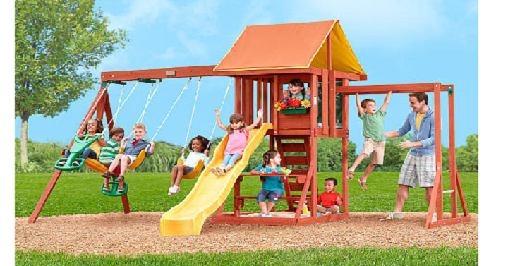 Big Backyard Cedarbrook Wood Gym Set Only $499! (Reg $649.99)