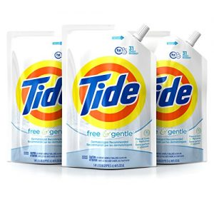 Tide Smart Pouch Free & Gentle HE Liquid Laundry Detergent 3-Pack Just $14.09 Shipped!