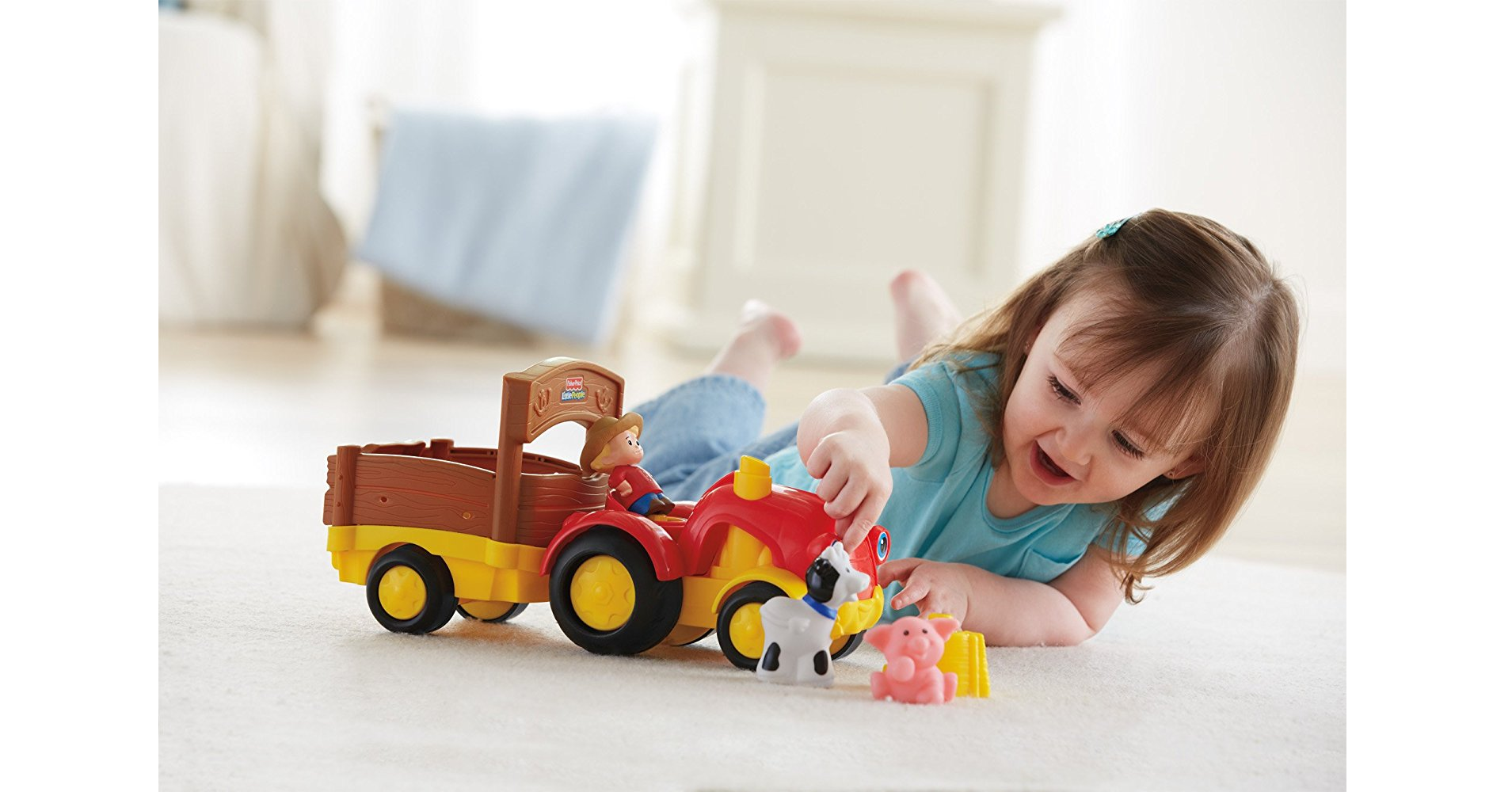 Fisher-Price Little People Tow ‘n Pull Tractor – $9.84! (Reg $17.99)