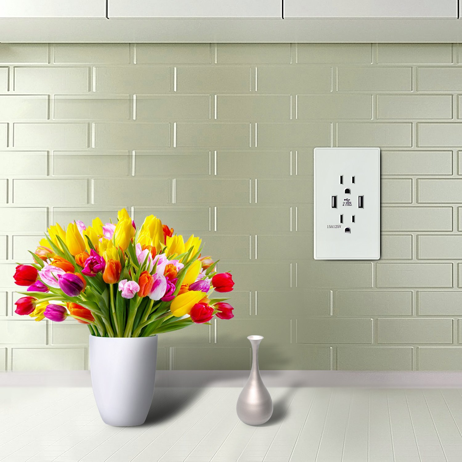 High Speed USB Wall Socket Receptacle Only $16.99!