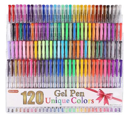 Shuttle Art 120 Unique Colors Gel Pen Set – Only $18.95!