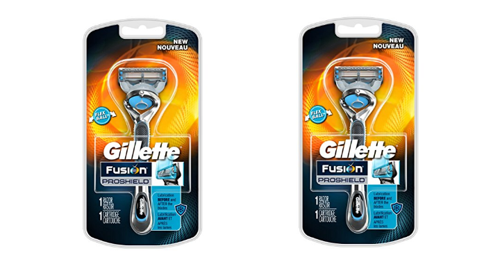 Gillette Fusion Men’s Razor with Flexball Handle and Razor Blade Refill Only $3.42! (Reg. $10.49)