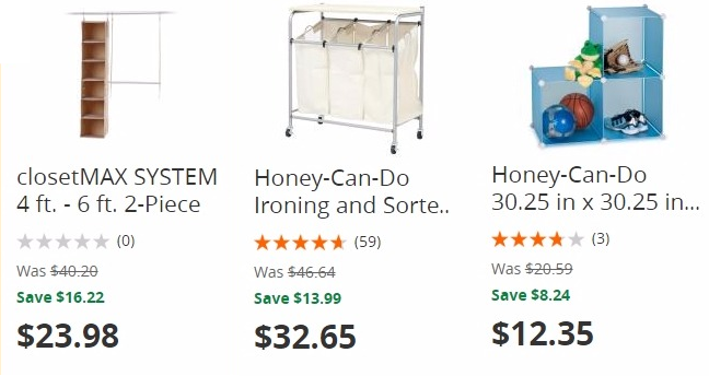 NICE Deals on Storage and Organization at Home Depot!! Today ONLY!