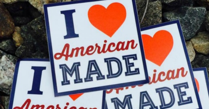 FREE “I Love American Made” Bumper Sticker!