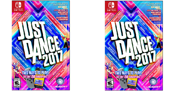 Just Dance 2017- Switch Only $34.29! (Reg. $59.99)