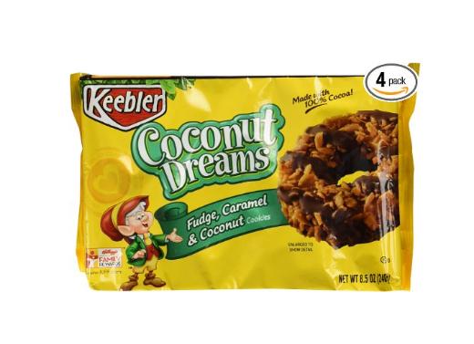 Fudge Shoppe Cookies, Coconut Dreams, 8.5 Oz Packages (Pack of 4) – Only $8!