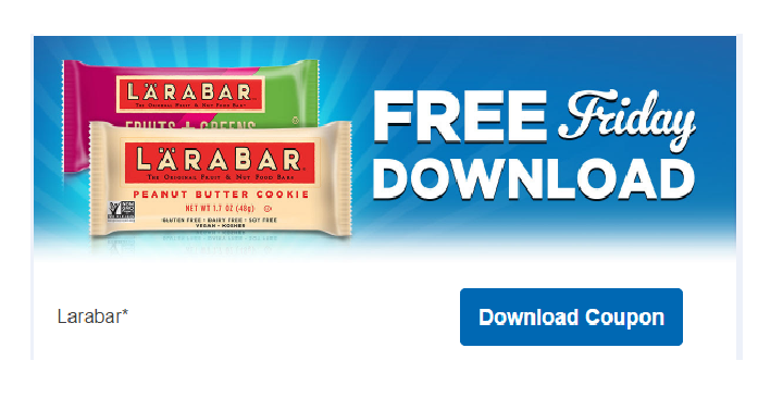 FREE Larabar! (Download Today, March 31st Only)