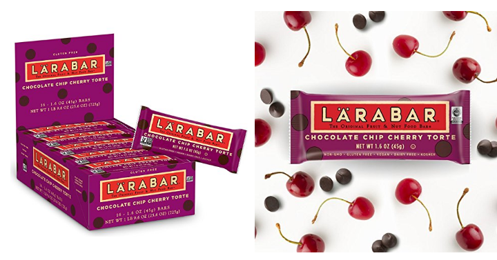 Larabar Gluten Free Bar, Chocolate Chip Cherry Torte  (16 Count) Only $11.60 Shipped!