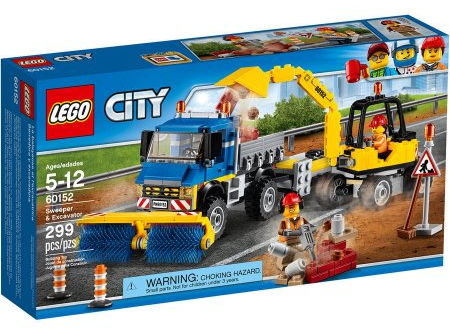 LEGO City Sweeper and Excavator For Only $23.99!